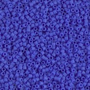 Miyuki delica kralen 15/0 - Matted opaque cyan blue DBS-1588